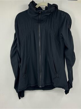 Lululemon Women’s Gather Me Slightly Black Zip Up Jacket Sz 8